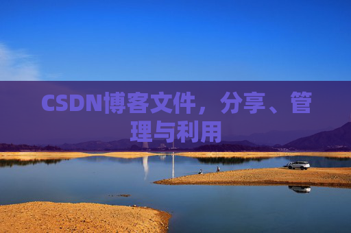 CSDN博客文件，分享、管理与利用